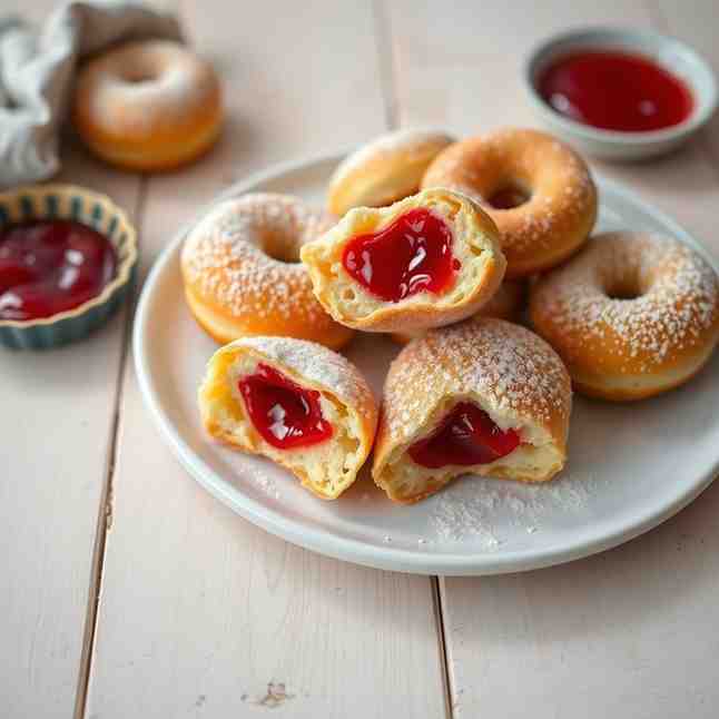 Best Jelly Filled Donuts - Sufganiyot Recipe